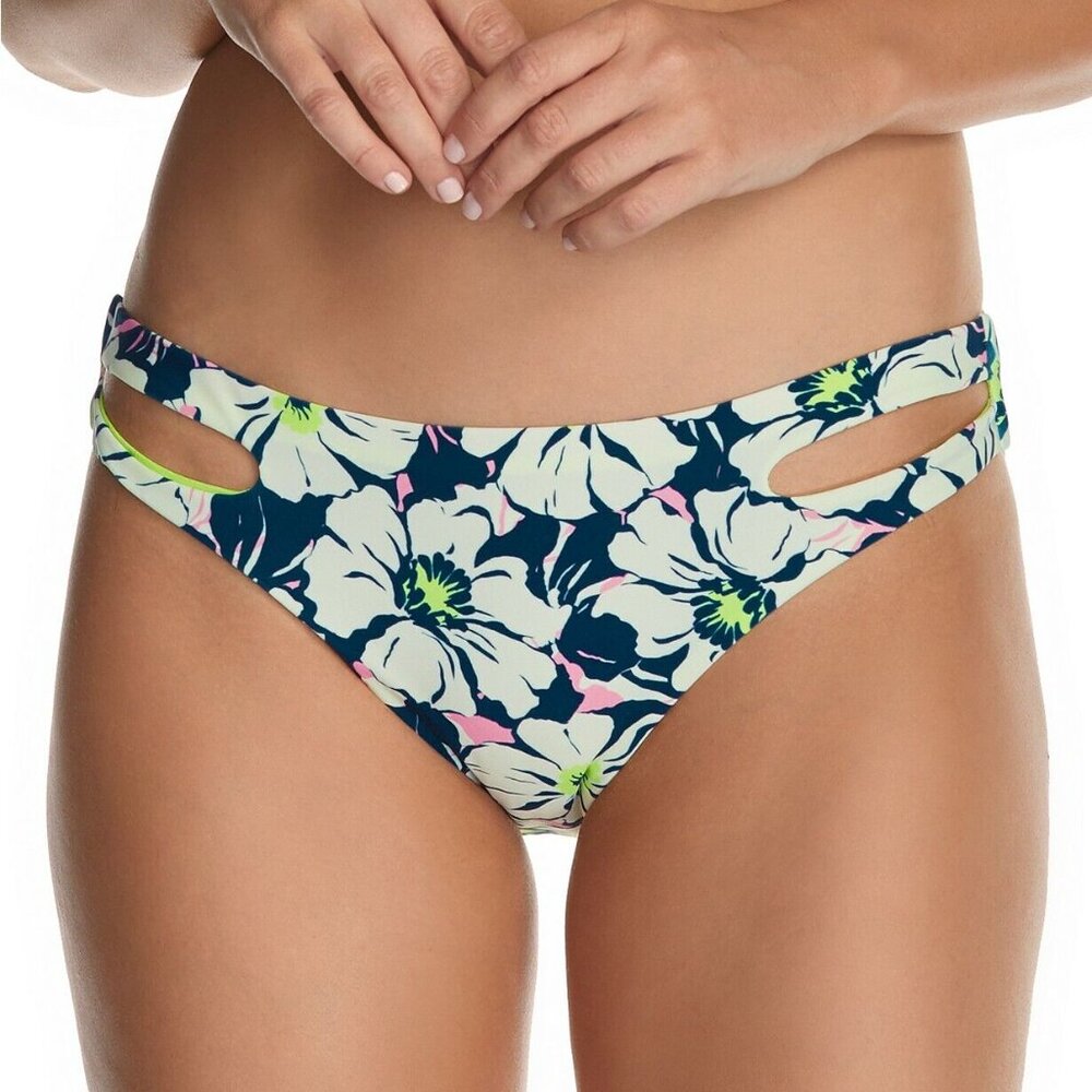 Raisins NAVY FLORAL  Swim Bottom. SIZE L